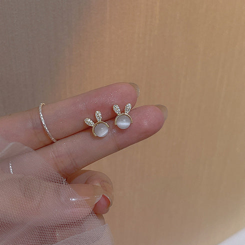925 Silver Pin Earrings Women